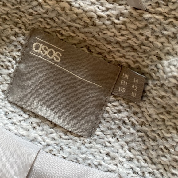 ASOS Tall textured slim coat - Picture 9 of 9